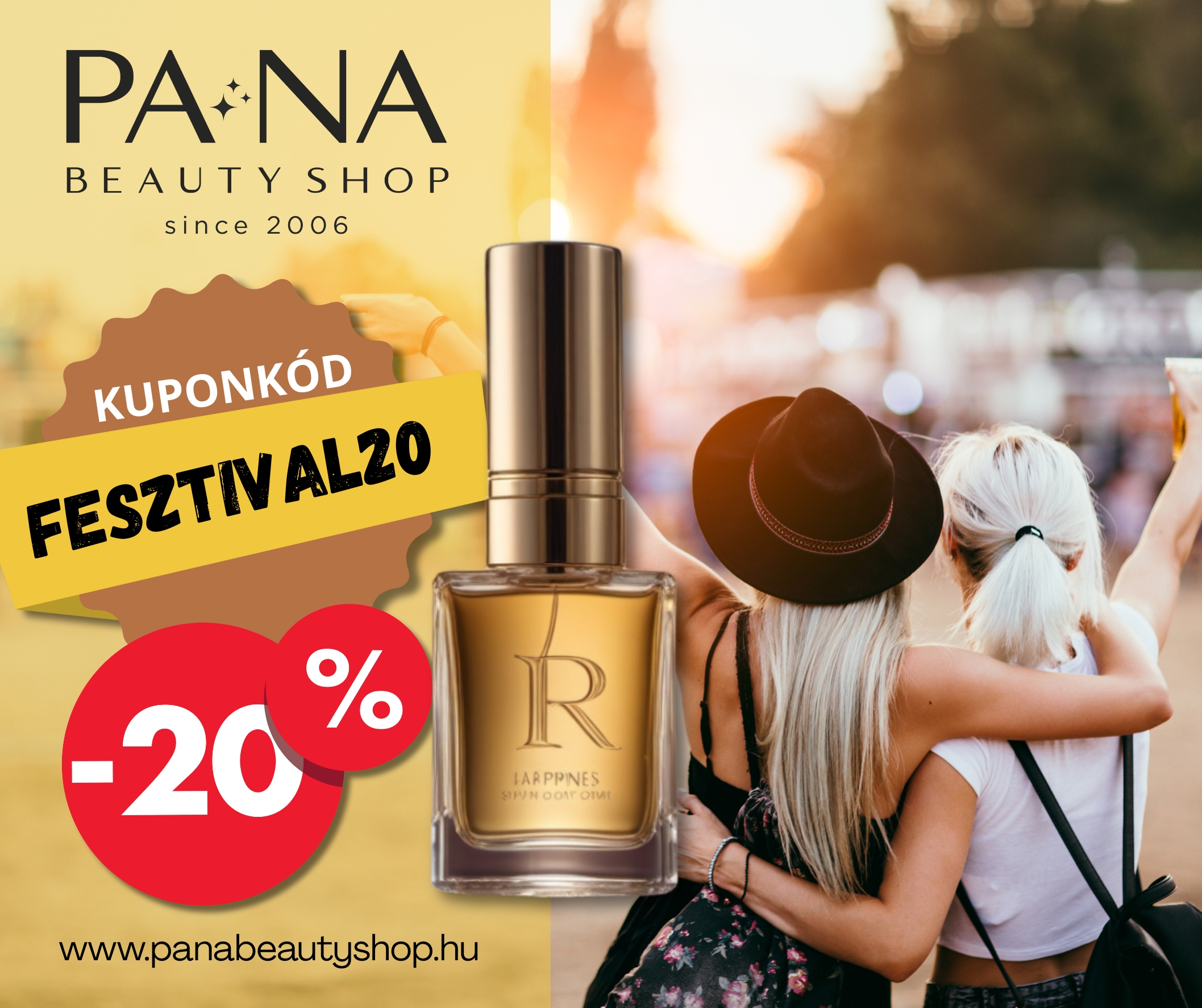 Fesztiválhangulat illatokban – 20% kedvezmény minden parfümre!